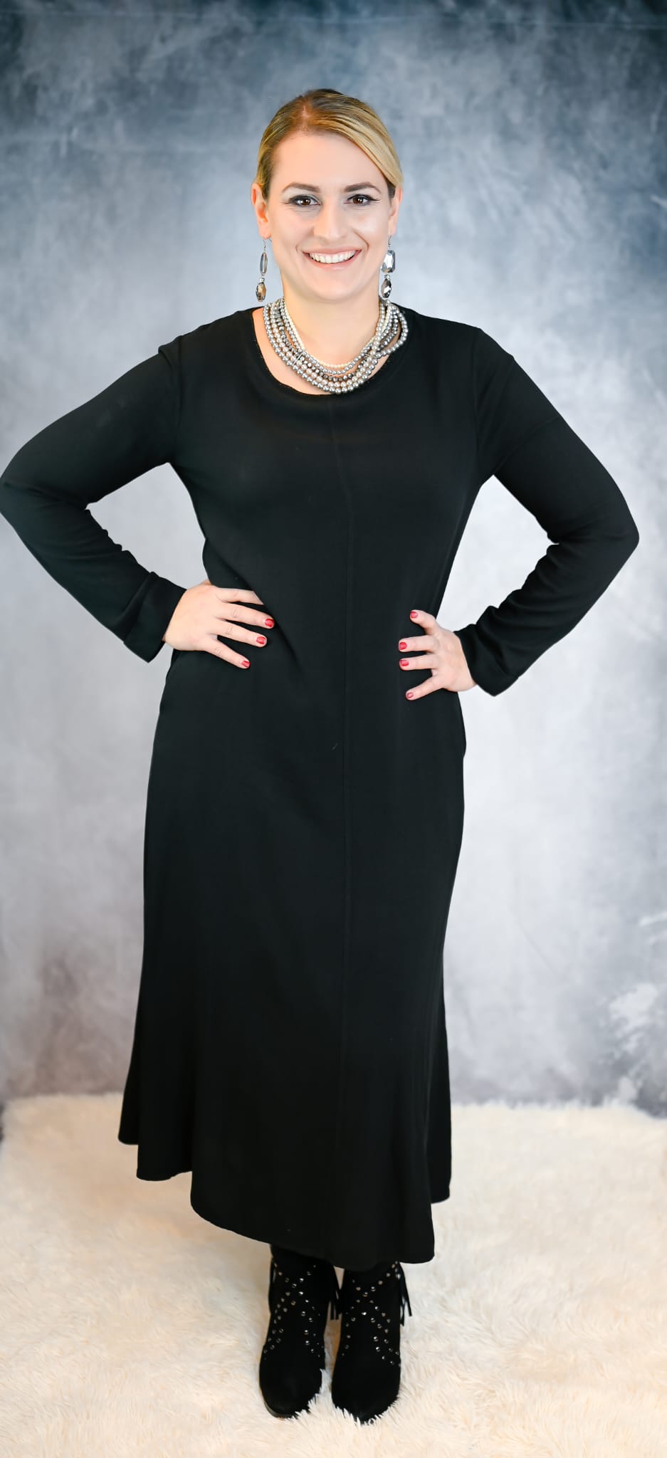 Kleid aus Viskose