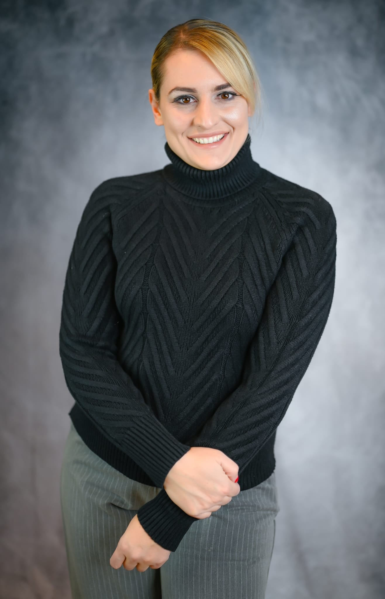 Rollkragenpullover Schwarz