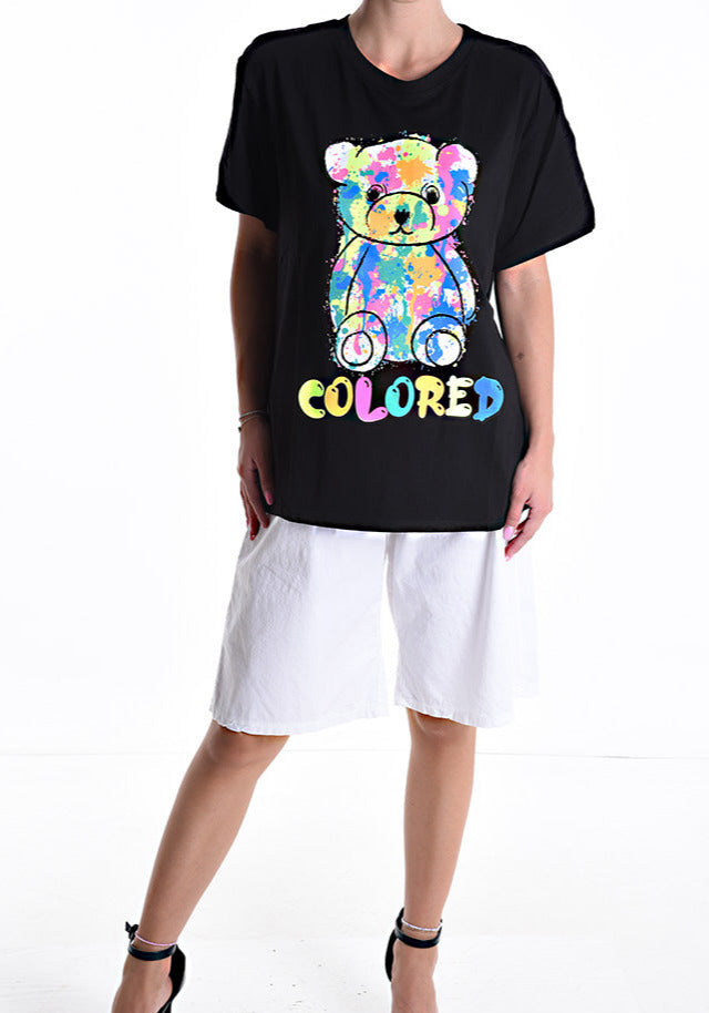 T-Shirt mit Bär