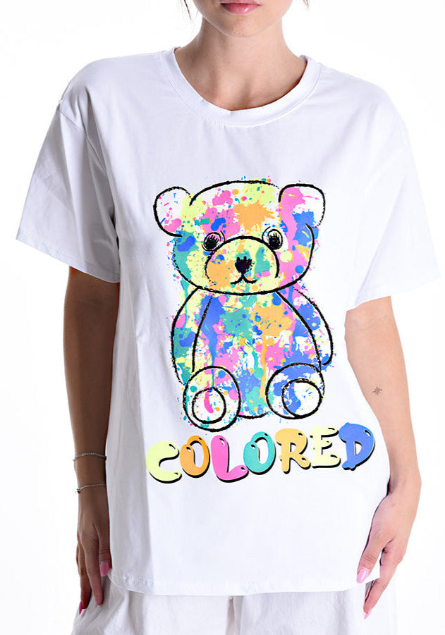 T-Shirt mit Bär