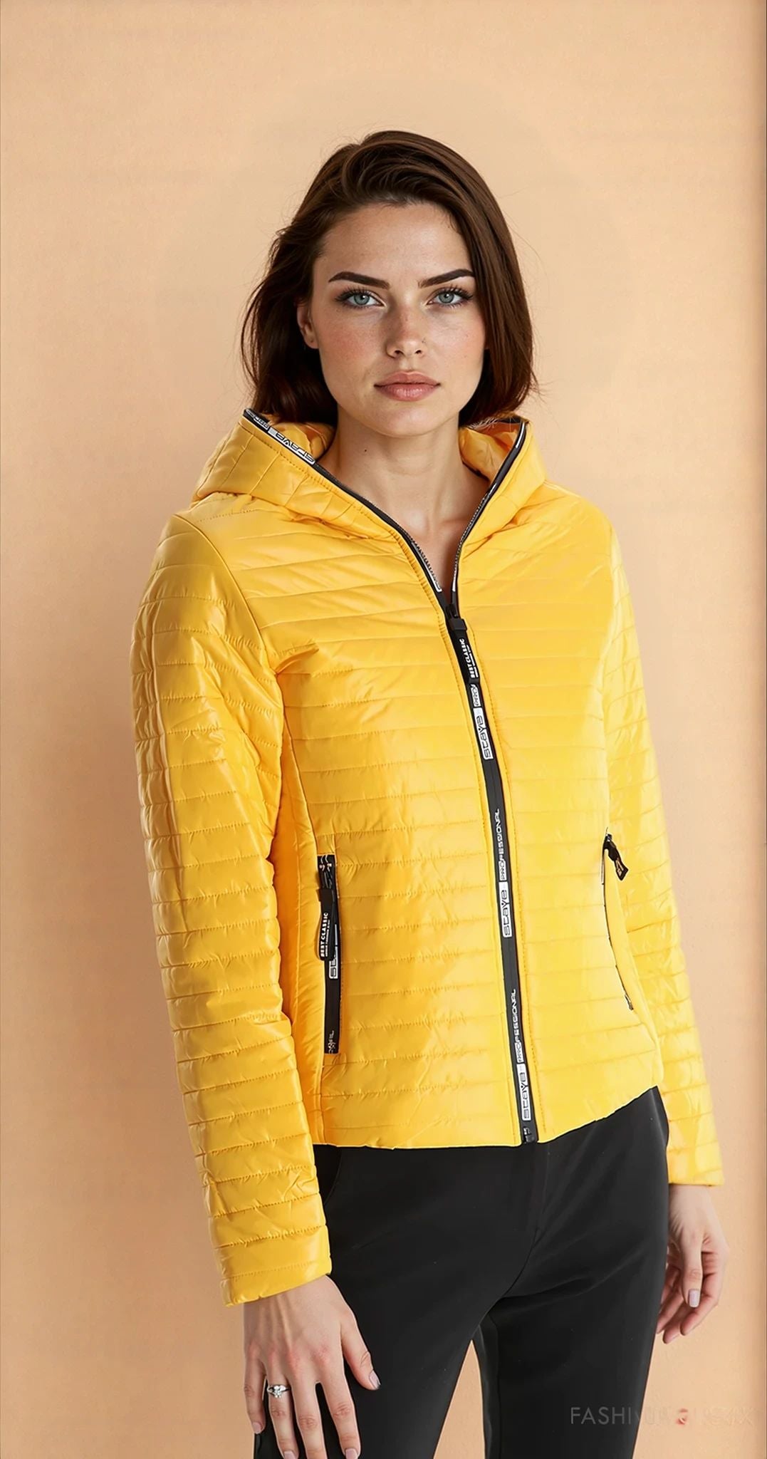 Gelbe Jacke