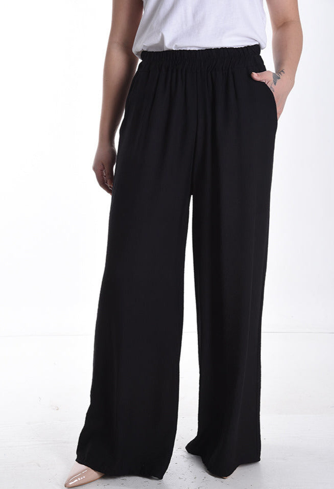 Lässige Hose in Schwarz