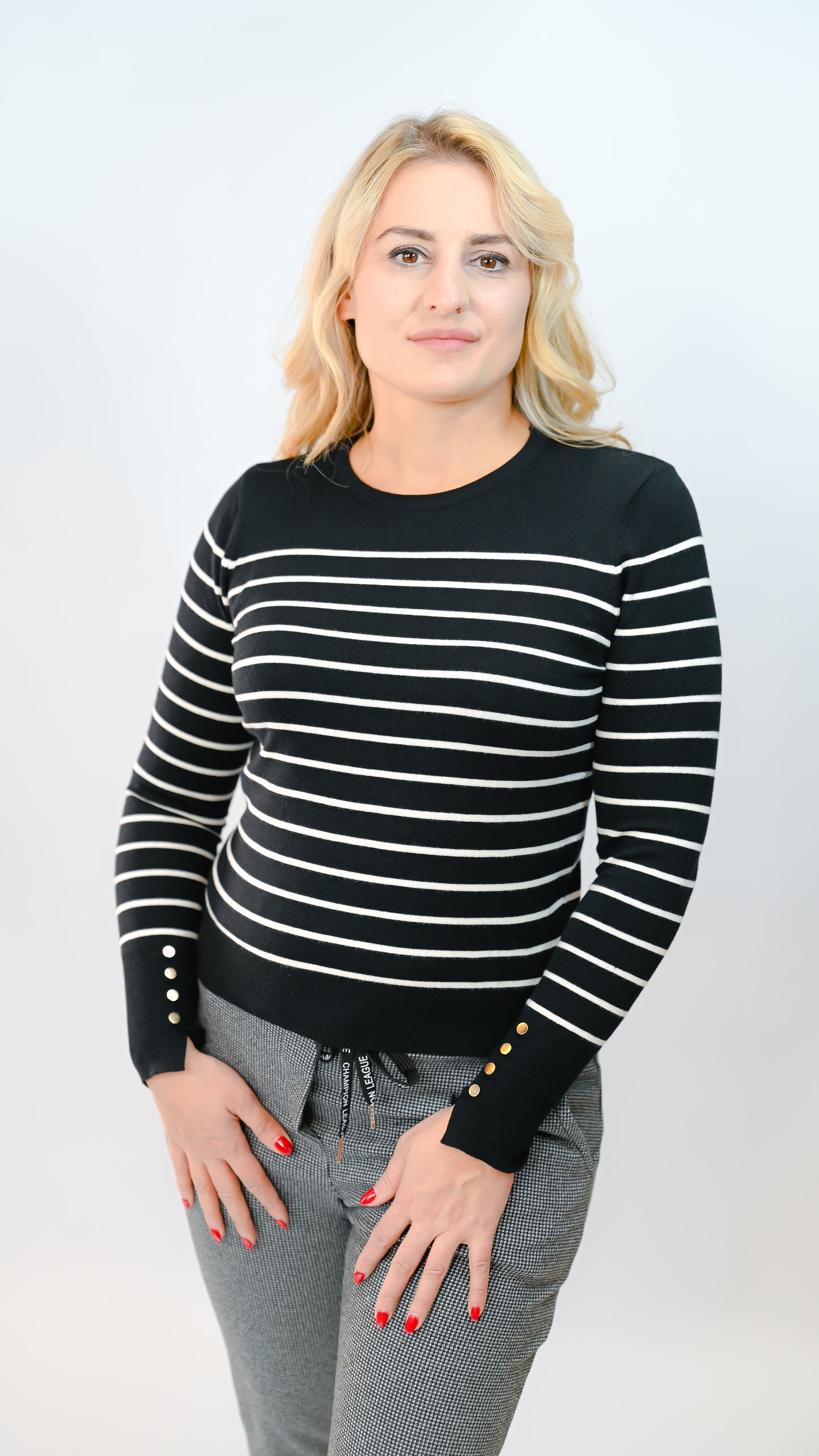 Pullover mit Streifen