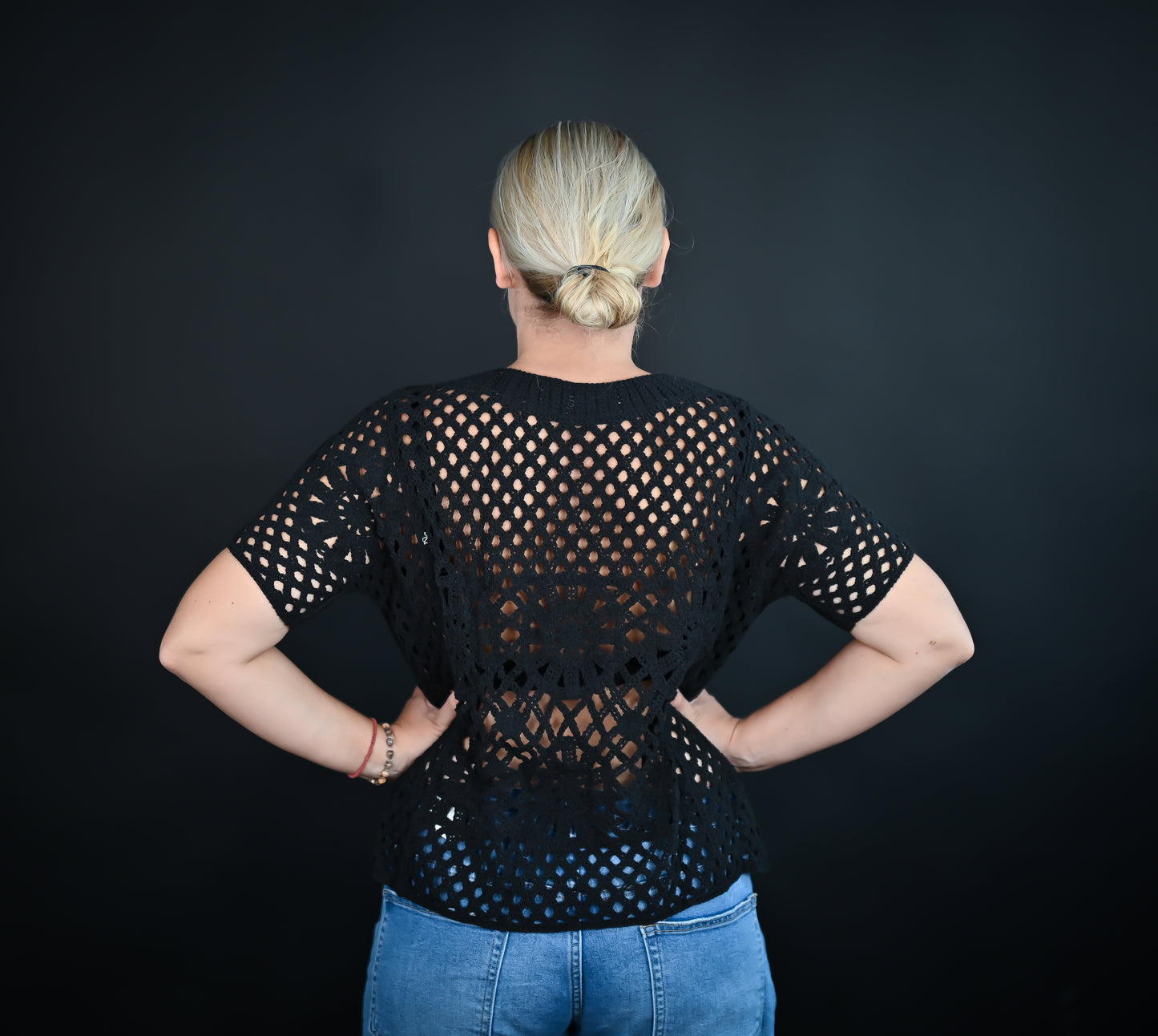 Häckel Bluse Schwarz