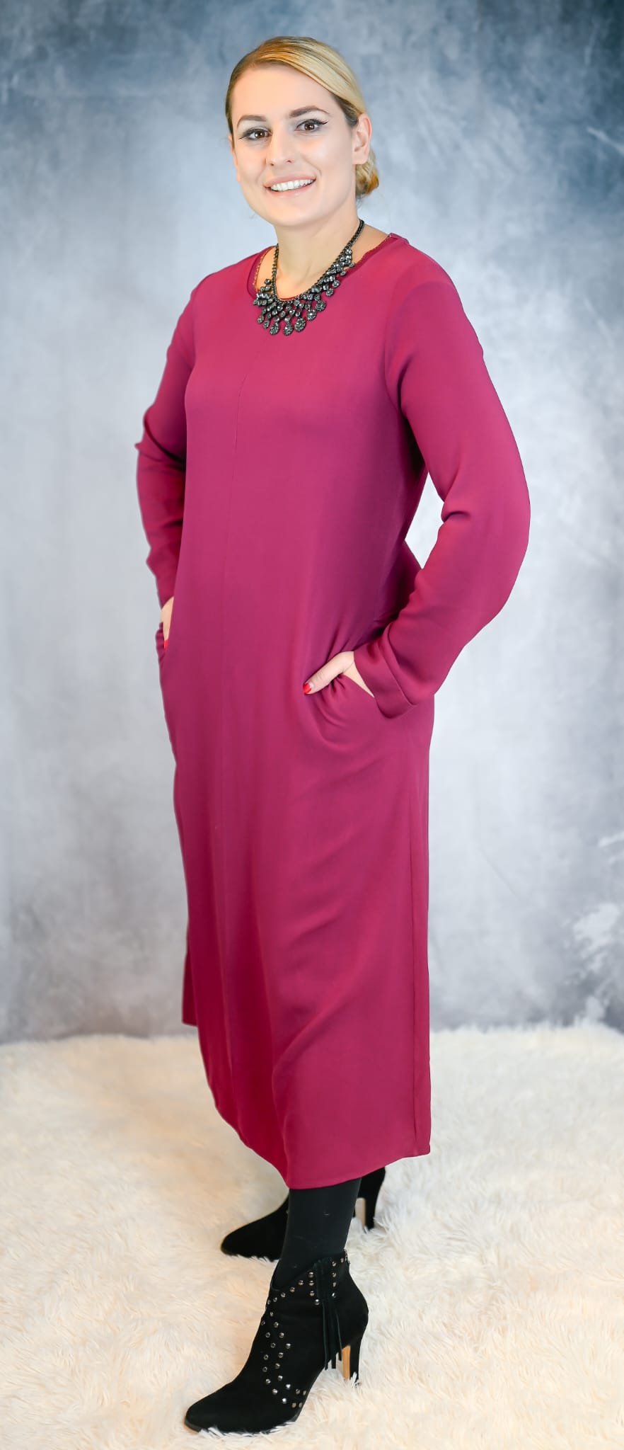 Kleid aus Viskose