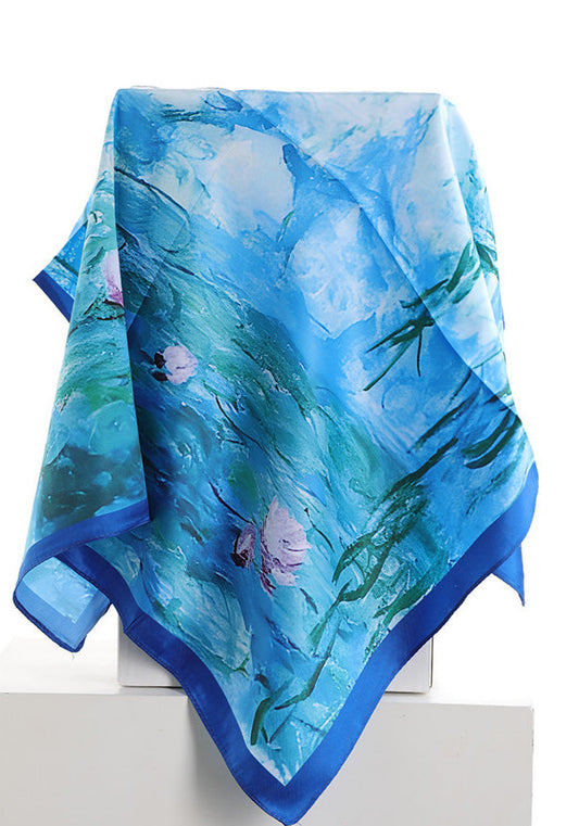Satin Tuch Hellblau