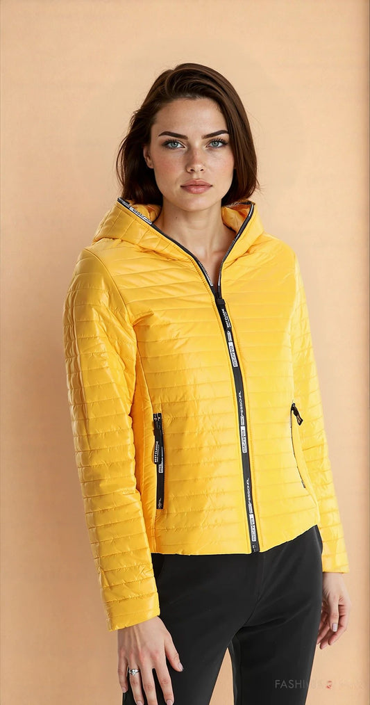 Gelbe Jacke